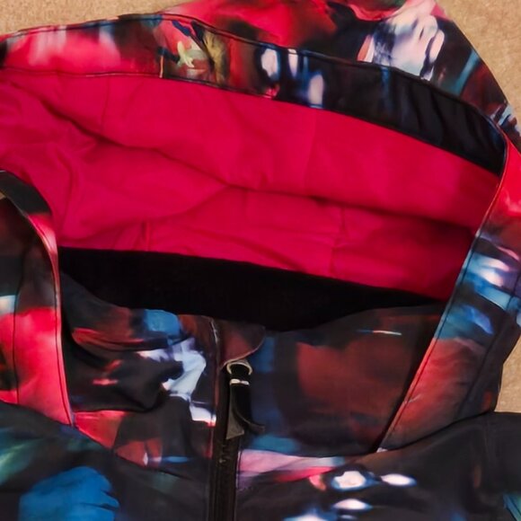 Obermeyer Rylee Print Jacket, Teen Med 10-12 Color Bloominescense, NEW Hooded - Picture 13 of 16